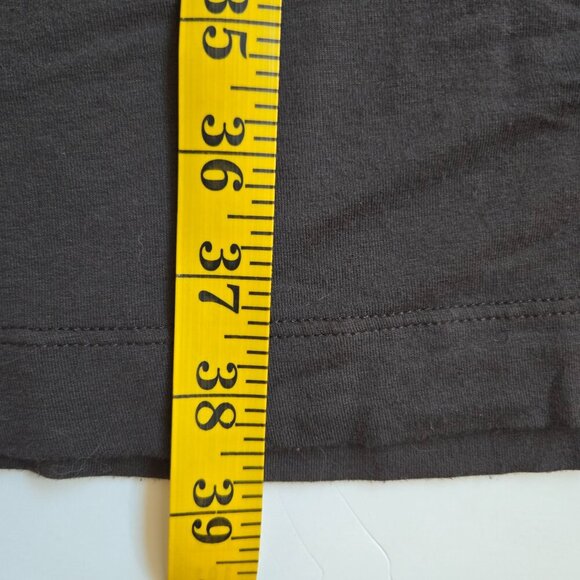 Eileen Fisher Vneck TShirt Dress Rayon - Wren (Dark Green) Medium - Picture 7 of 8